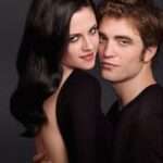 Robert Pattinson and Kristen Stewart, stars of Twilight a photo of Robert Pattinson and Kristen Stewart
