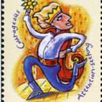Leo Zodiac Stamp