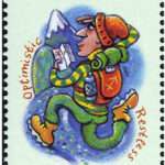 Sagittarius Zodiac Stamp