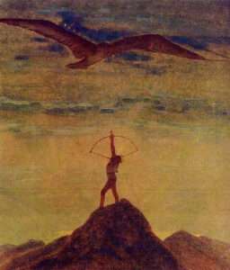 Sagittarius Oil Painting